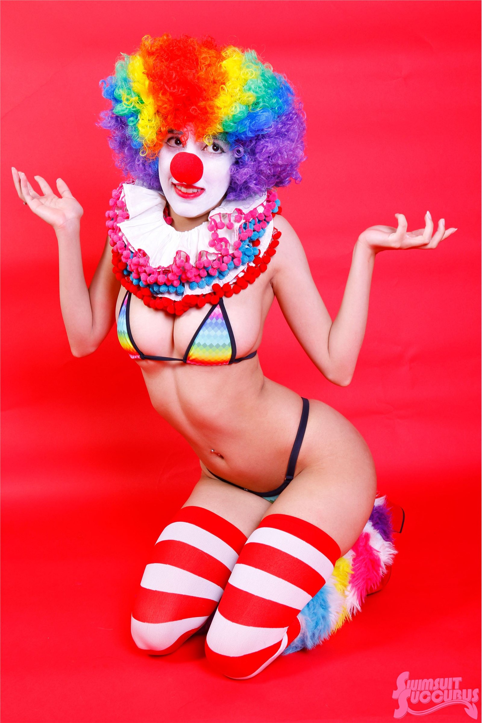SwimsuitSuccubus PRE-PATREON 09 - Clown Girl 2017(8)